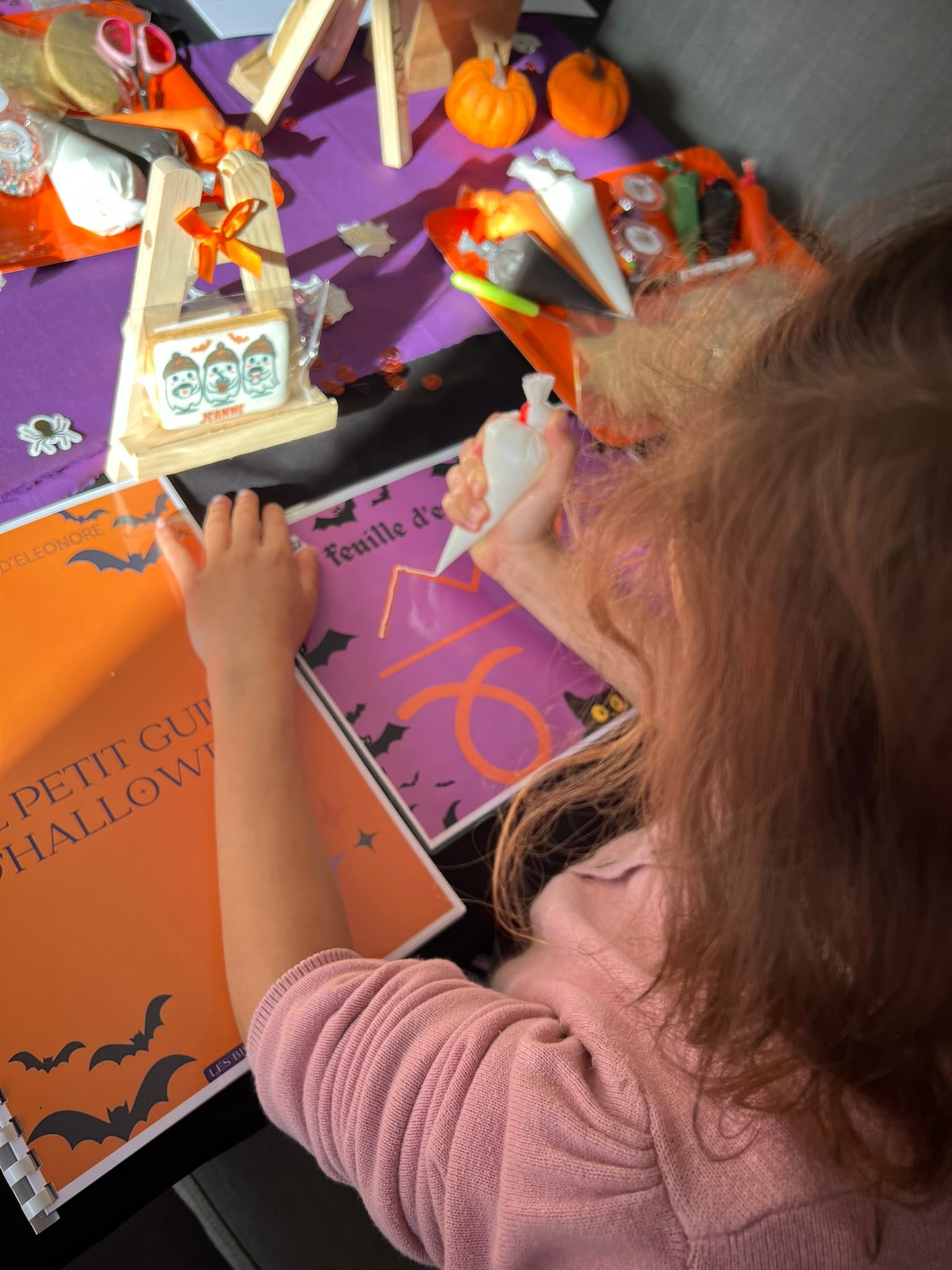 Atelier halloween création de biscuit Roscoff décoration et atelier enfants