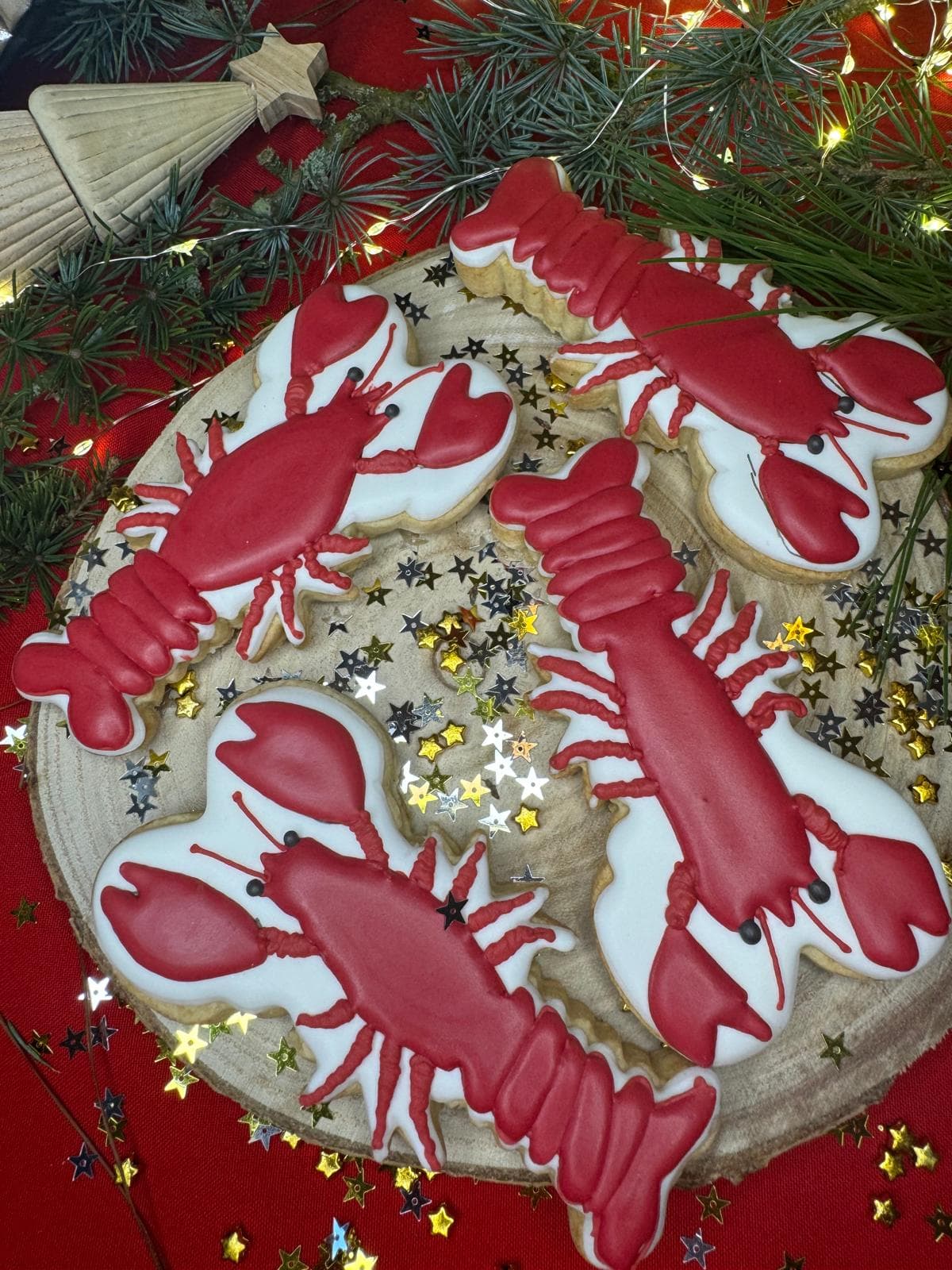 Biscuits homard noël